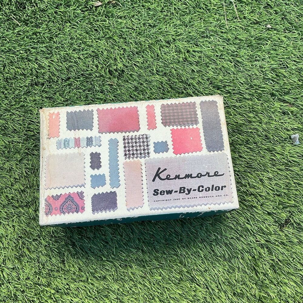 Vintage Kenmore Sew-By-Color Sewing Machine Attachment Set Sears Accessories Box